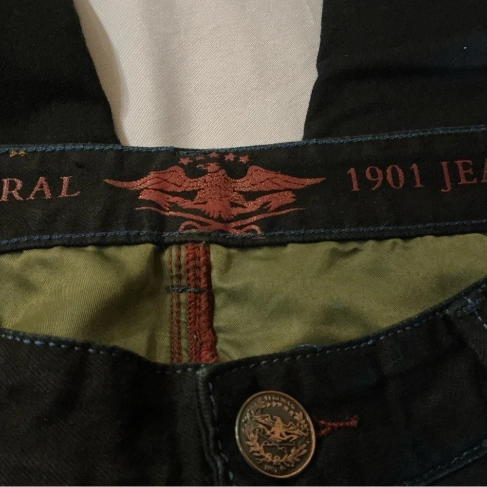 Mens Black Jeans Mens Black Denim Size 32x28 Bootcut